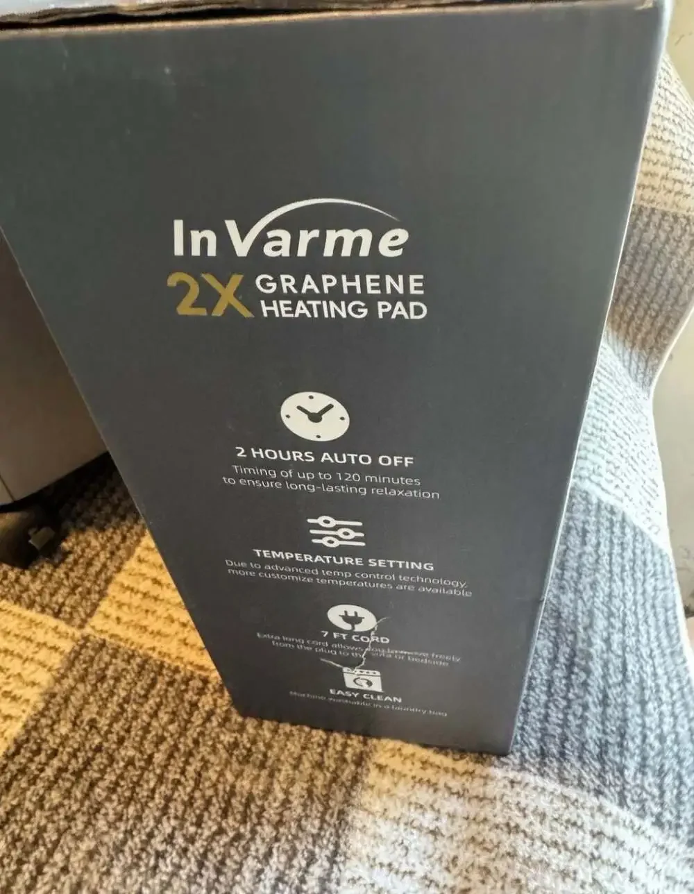 InVarme 2X Graphene Heating Pad for Neck, Shoulder, and Back
